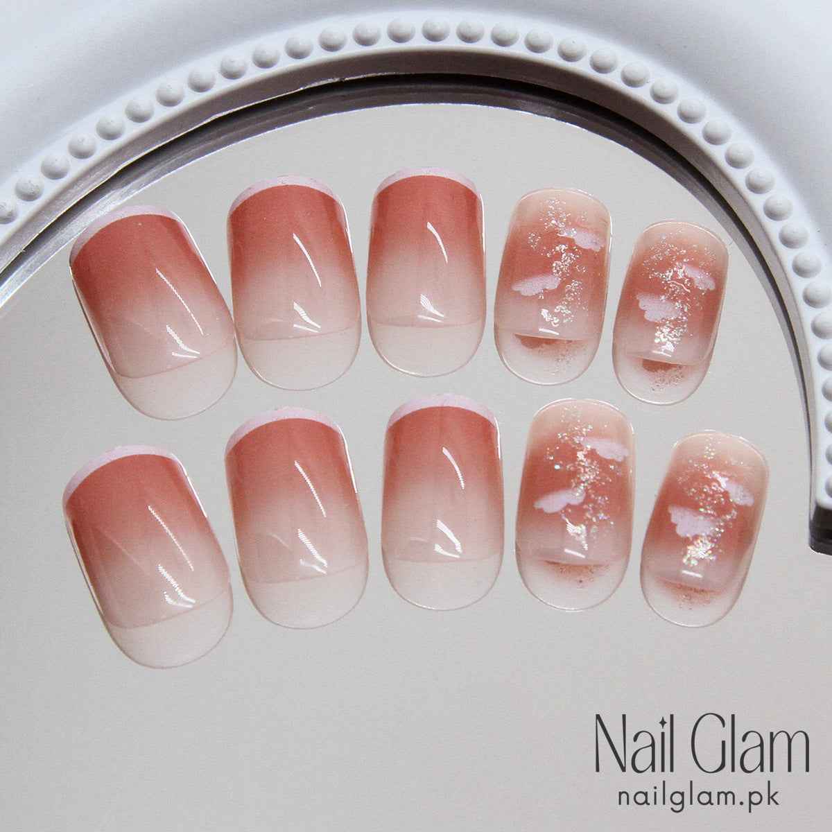 Blush Mist (24Pcs) - Nail Kit Included