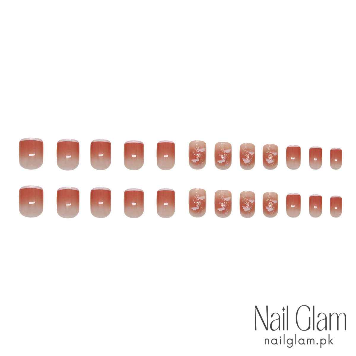 Blush Mist (24Pcs) - Nail Kit Included