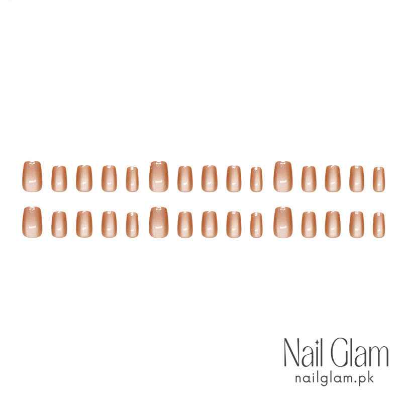 Amber Glow (30Pcs) - Nail Kit Included