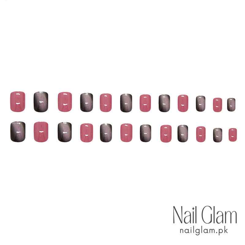 Blushing Rose (24Pcs) - Nail Kit Included