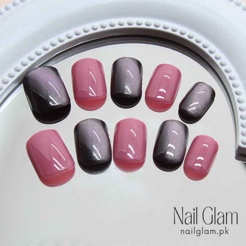 Blushing Rose (24Pcs) - Nail Kit Included