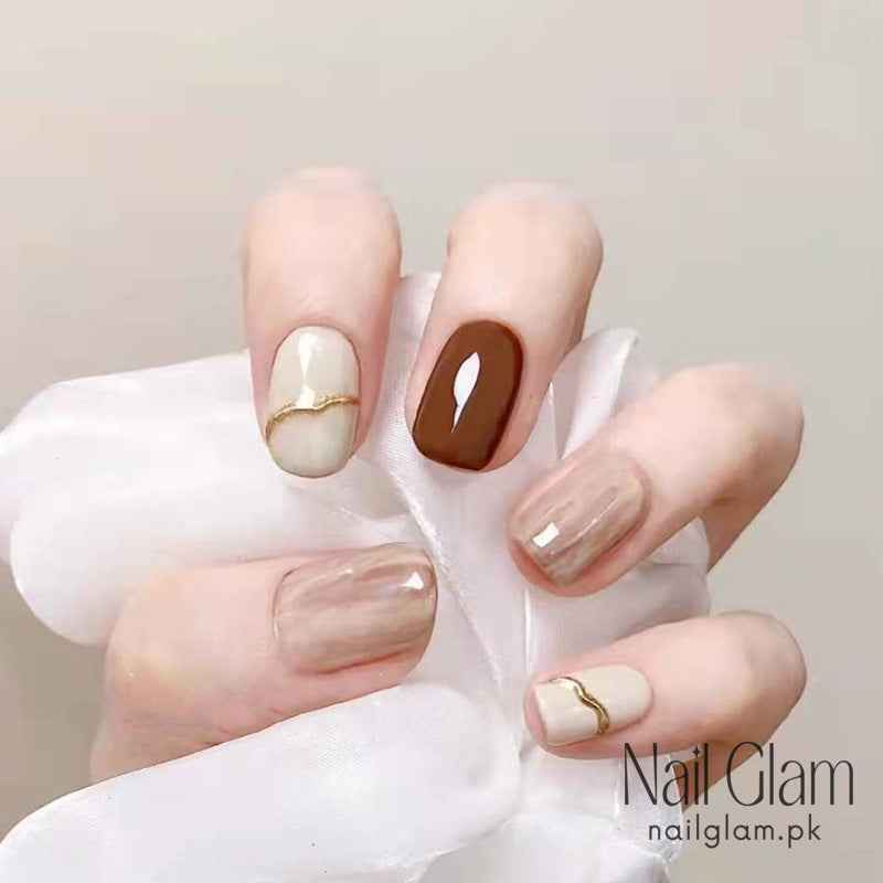 Soft Nude Blur (24Pcs) - Nail Kit Included