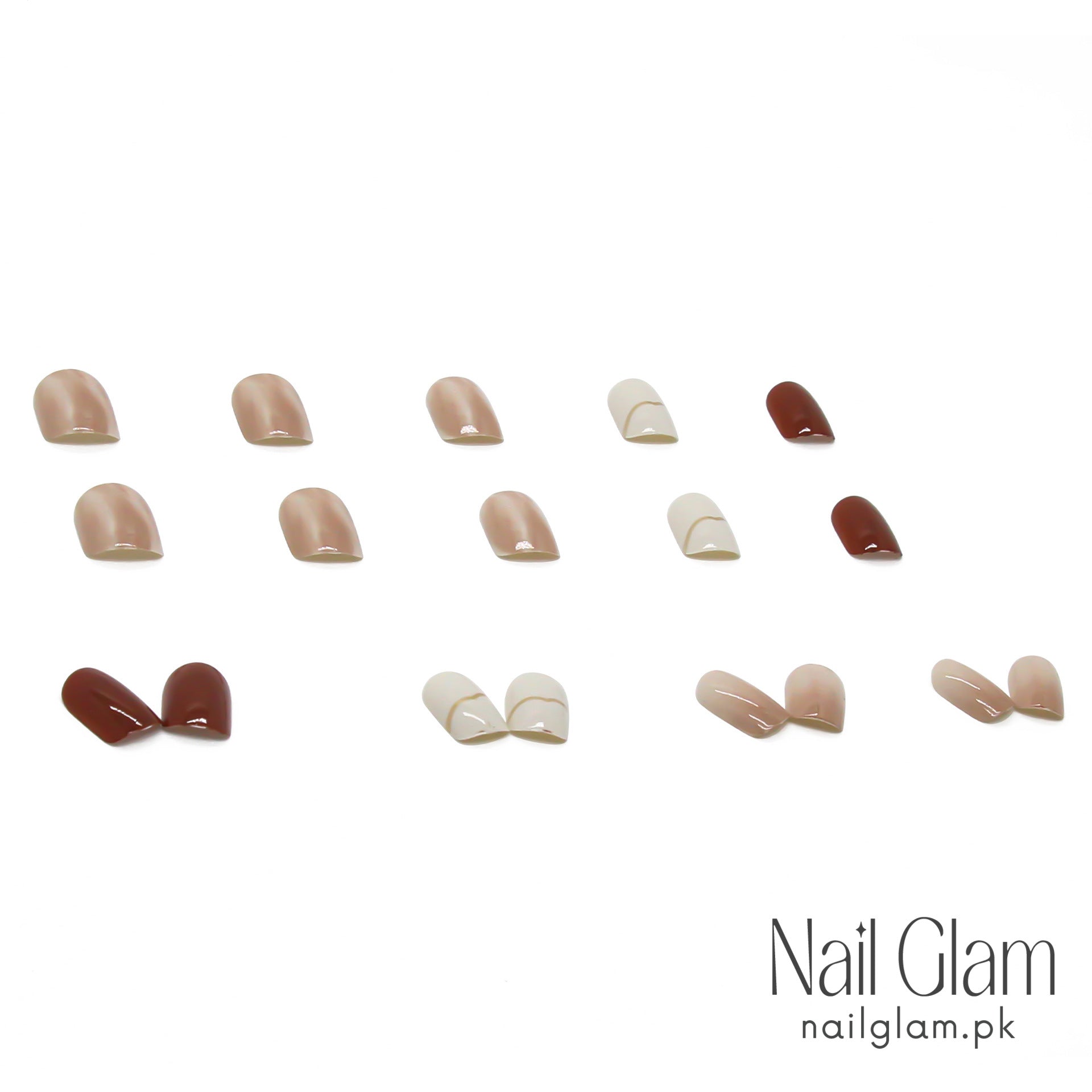 Soft Nude Blur (24Pcs) - Nail Kit Included