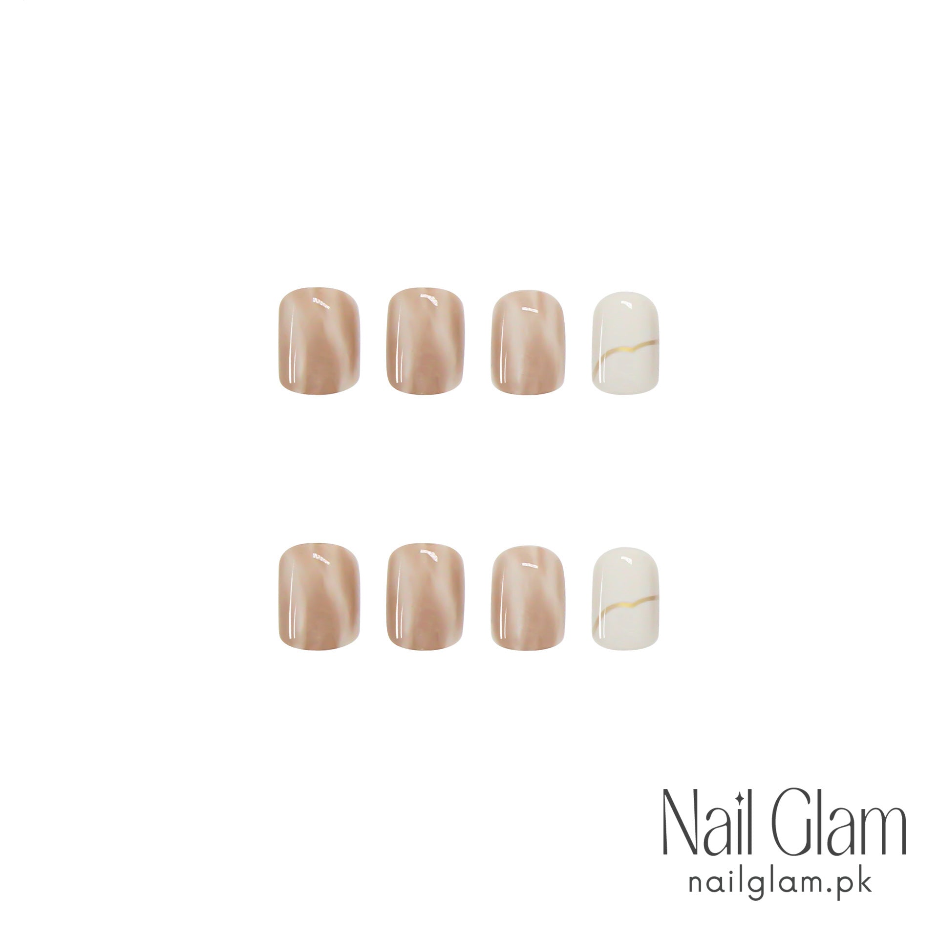 Soft Nude Blur (24Pcs) - Nail Kit Included