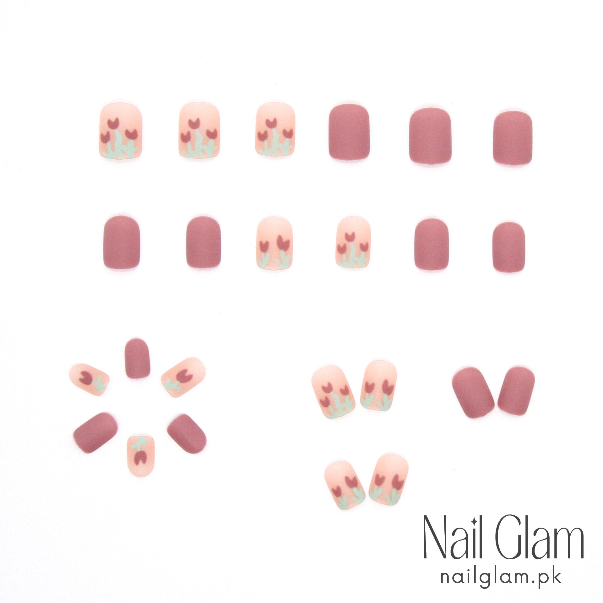 Tulip Petal(24Pcs) - Free Nail Kit Included