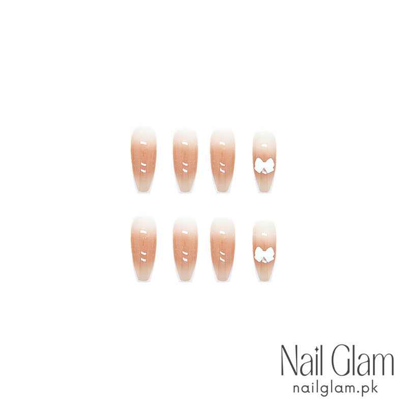 3D Caramel Gradient (24Pcs) - Nail Kit Included