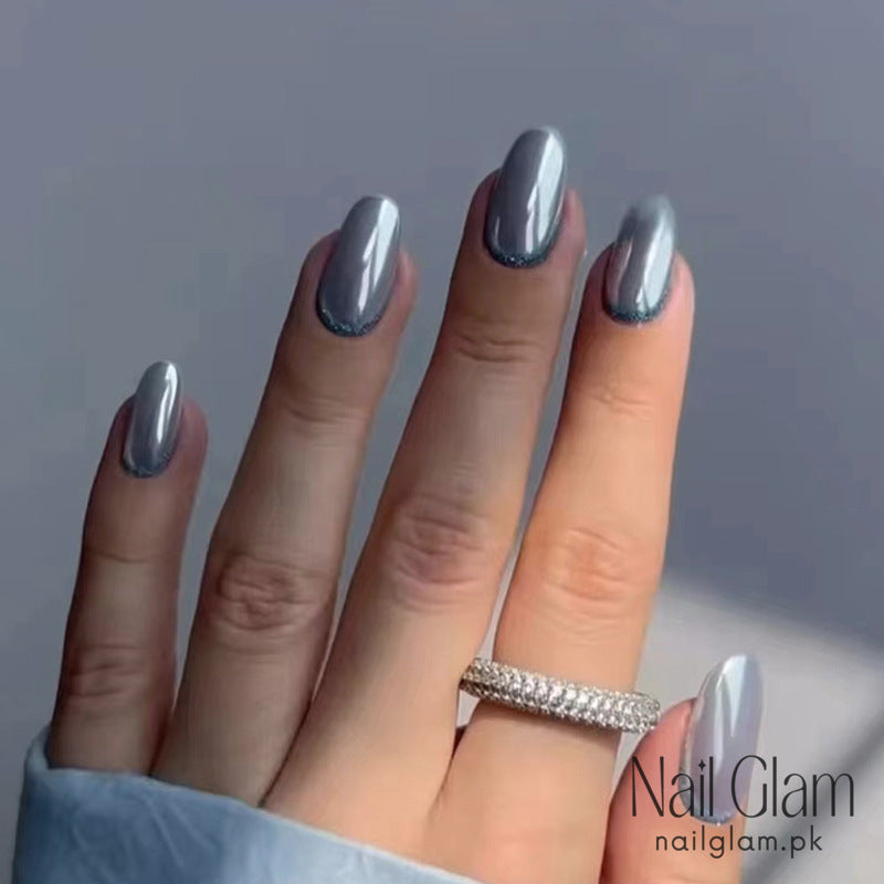 Metallic Chrome (24Pcs) - Nail Kit Included