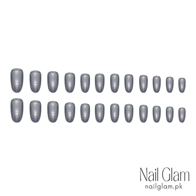 Metallic Chrome (24Pcs) - Nail Kit Included