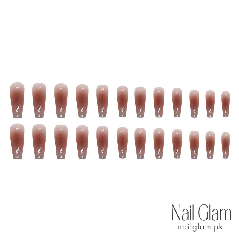 Coffin-Shaped Blush (24Pcs) - Nail Kit Included
