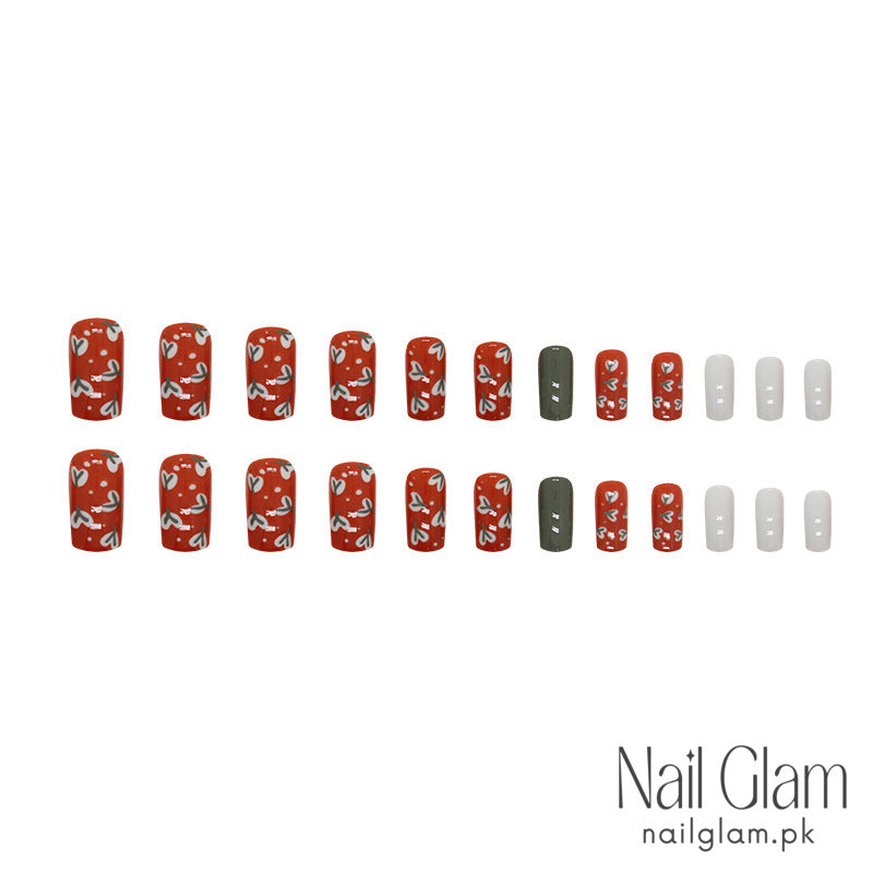 Cozy Fall Vibes (24Pcs) - Nail Kit Included