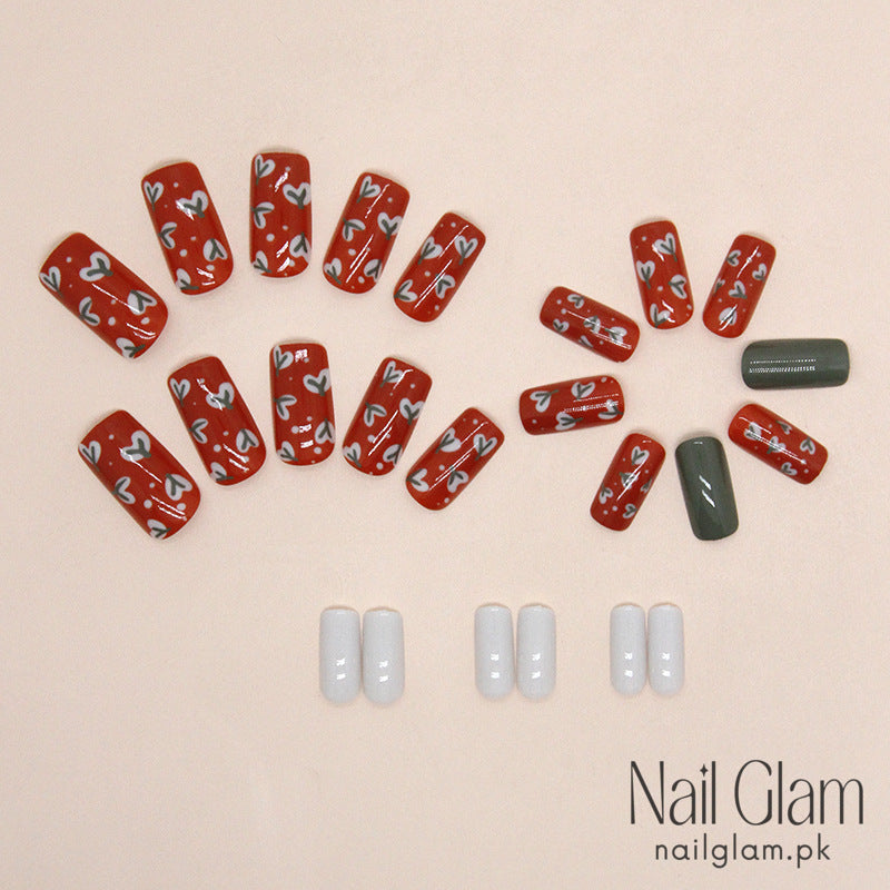 Cozy Fall Vibes (24Pcs) - Nail Kit Included