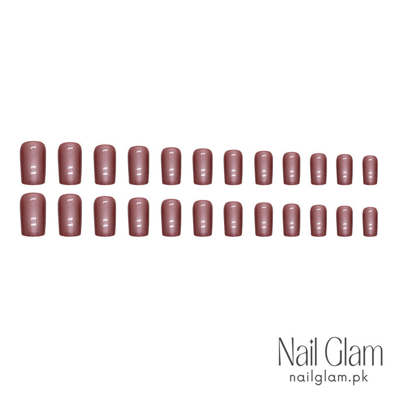 Rose Gold Chrome (24Pcs) - Nail Kit Included