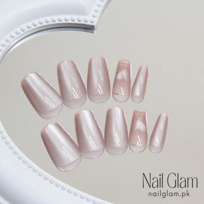 Charming Heart Accents (24Pcs) - Nail Kit Included