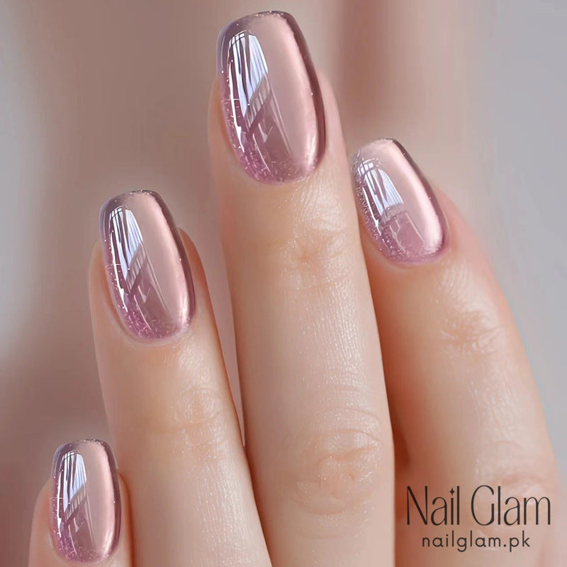Nail Glam 73 - Grace and Charm (24Pcs) - Nail Kit Included