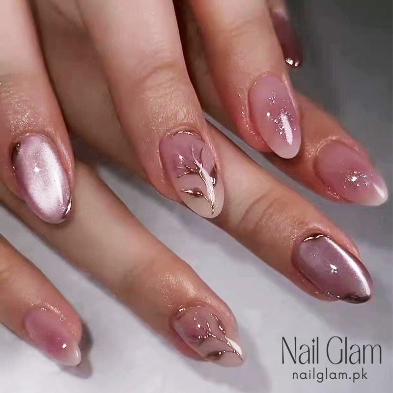 Romantic Rose (24Pcs) - Nail Kit Included