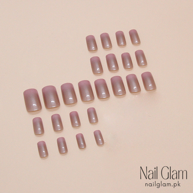 Nail Glam 89 - Mirror Press-On Nails (24Pcs) - Nail Kit Included