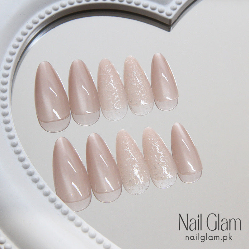 Nail Glam 92 - Glam Meets Elegance Press-On Nails (24Pcs) - Nail Kit Included