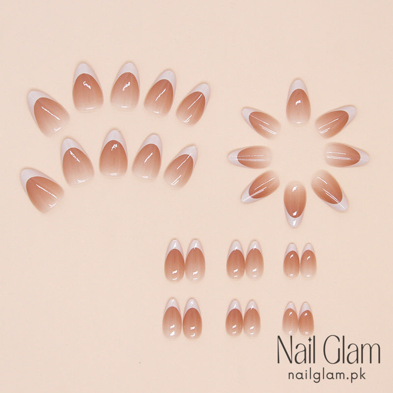 Barely French Press-On Nails (24Pcs) - Nail Kit Included