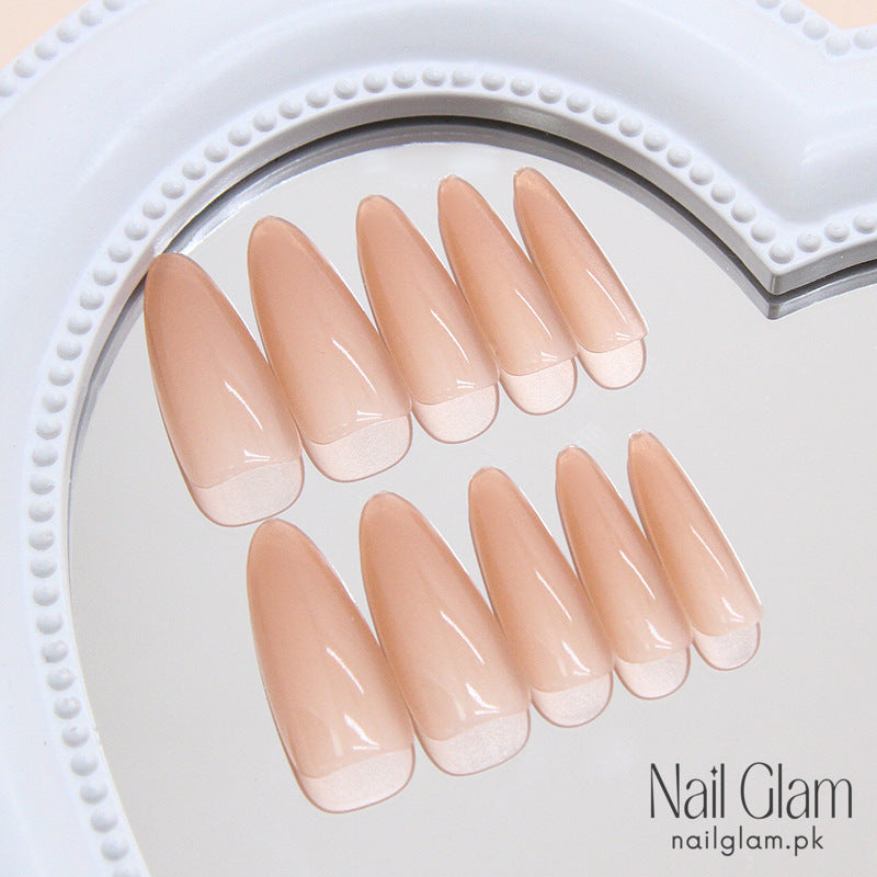 Sleek Nude Ombre (24Pcs) - Nail Kit Included