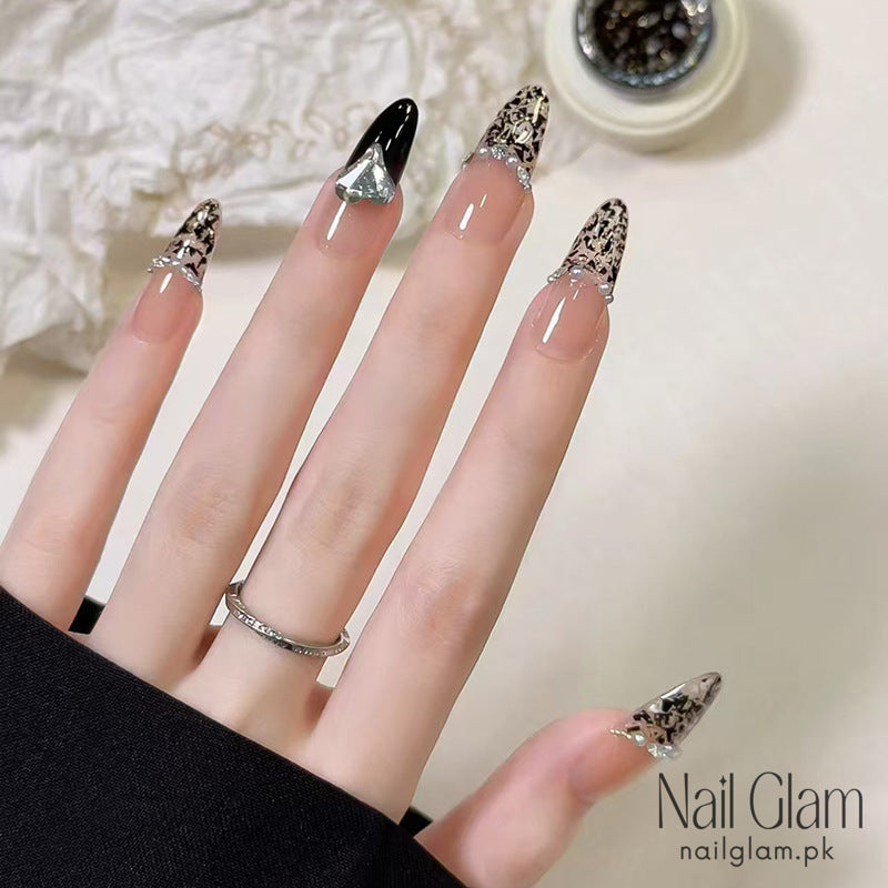 Stiletto Press-On Nails (24 Pcs) - Nail Kit Included