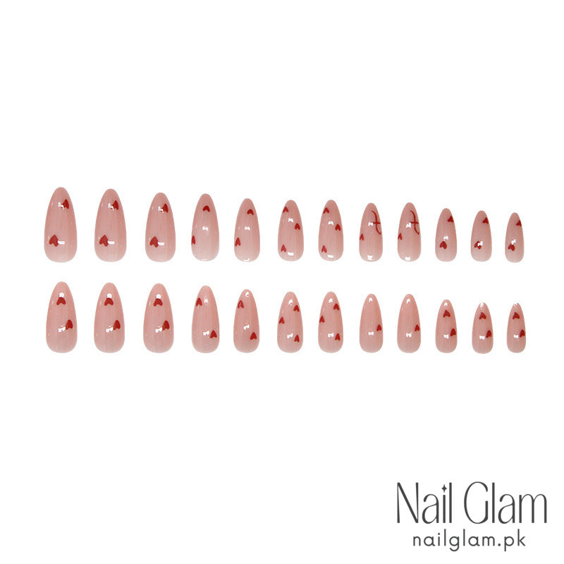 Love Whisper Press-On Nails (24Pcs) -  Nail Kit Included