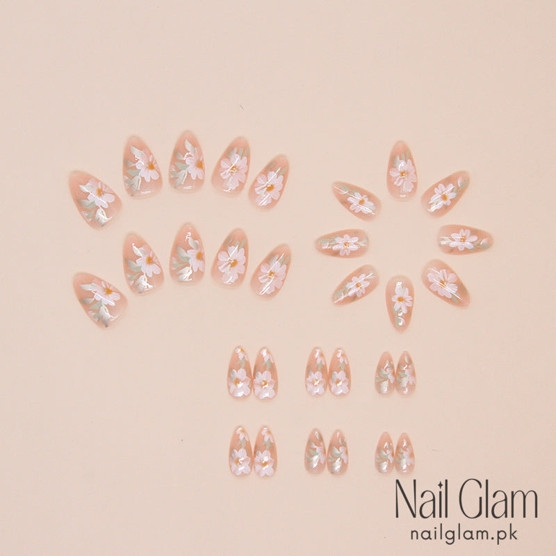 Cherry Blossom Whispers (24Pcs) - Nail Kit Included