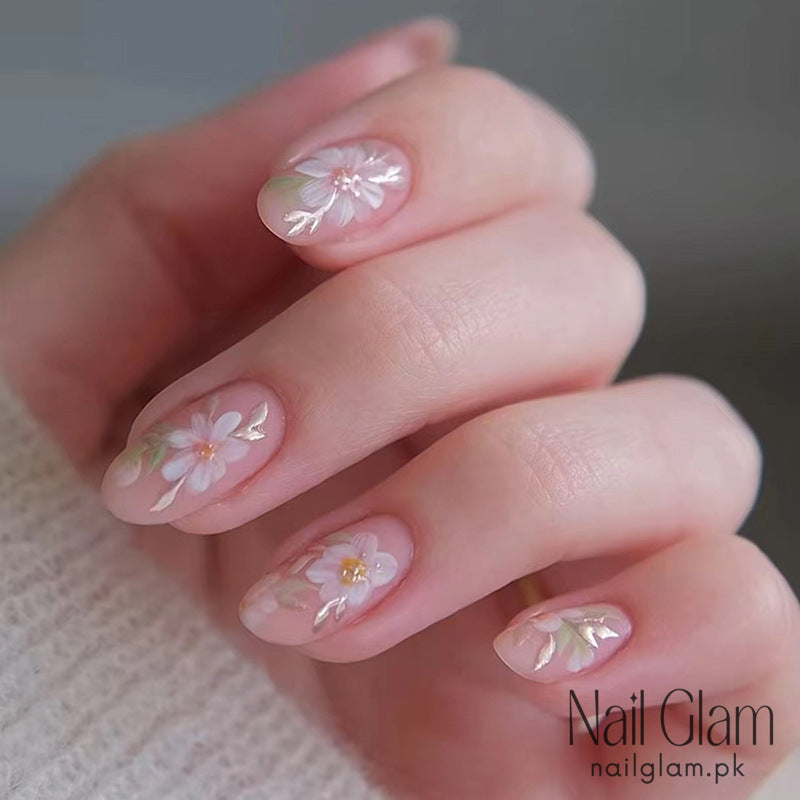 Cherry Blossom Whispers (24Pcs) - Nail Kit Included