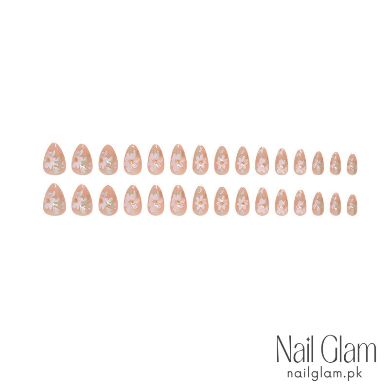 Cherry Blossom Whispers (24Pcs) - Nail Kit Included