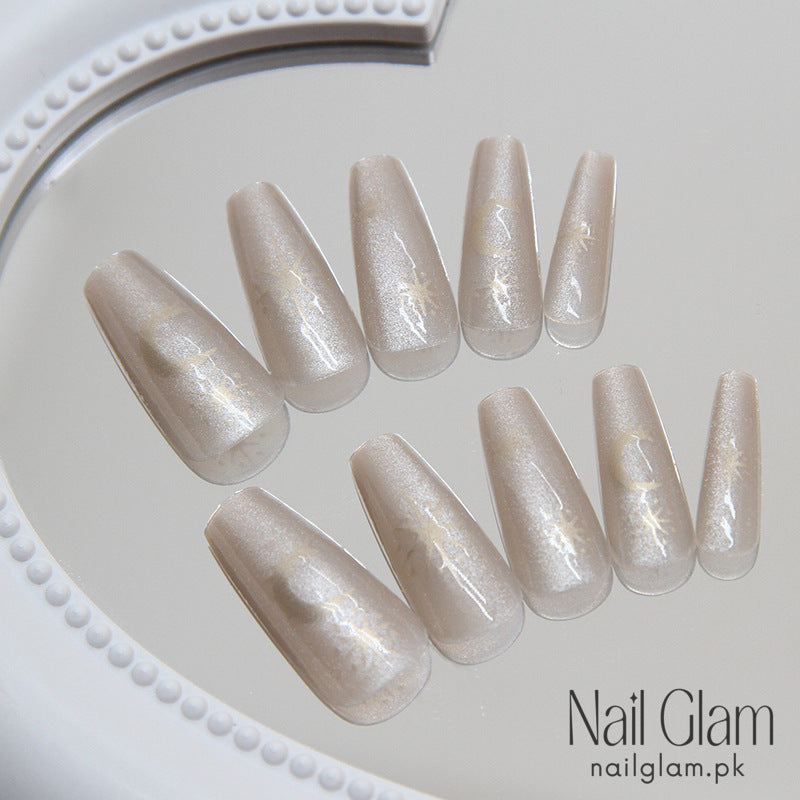 Luminous Elegance (24Pcs) - Nail Kit Included