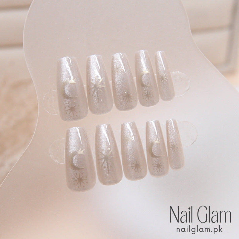 Luminous Elegance (24Pcs) - Nail Kit Included