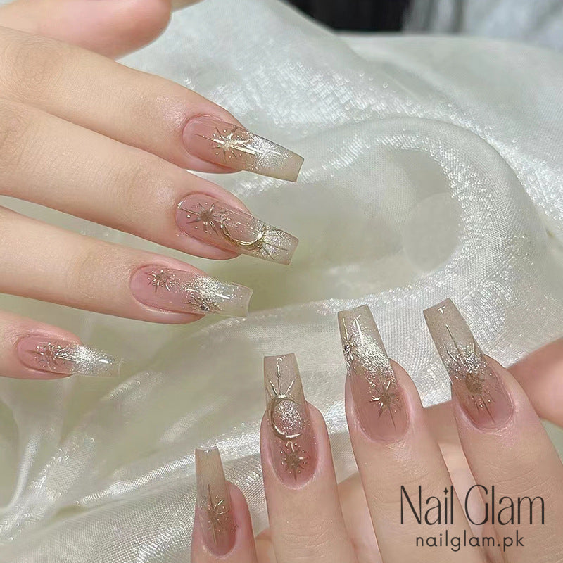 Luminous Elegance (24Pcs) - Nail Kit Included