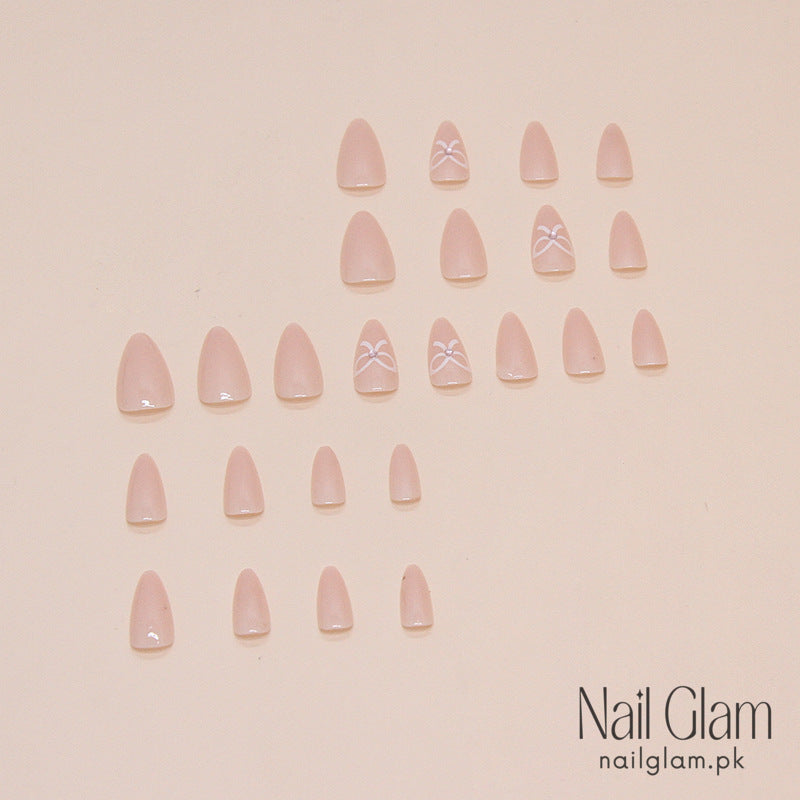 Subtle Hues Press-On Nails (24Pcs) - Nail Kit Included