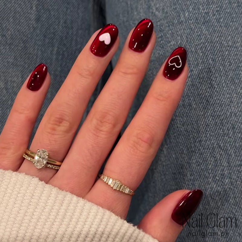 Heartfelt Appeal Press-On Nails (24Pcs) - Nail Kit Included