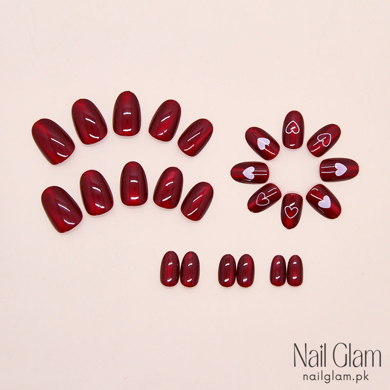 Heartfelt Appeal Press-On Nails (24Pcs) - Nail Kit Included