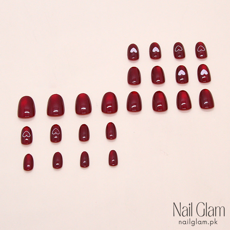 Heartfelt Appeal Press-On Nails (24Pcs) - Nail Kit Included