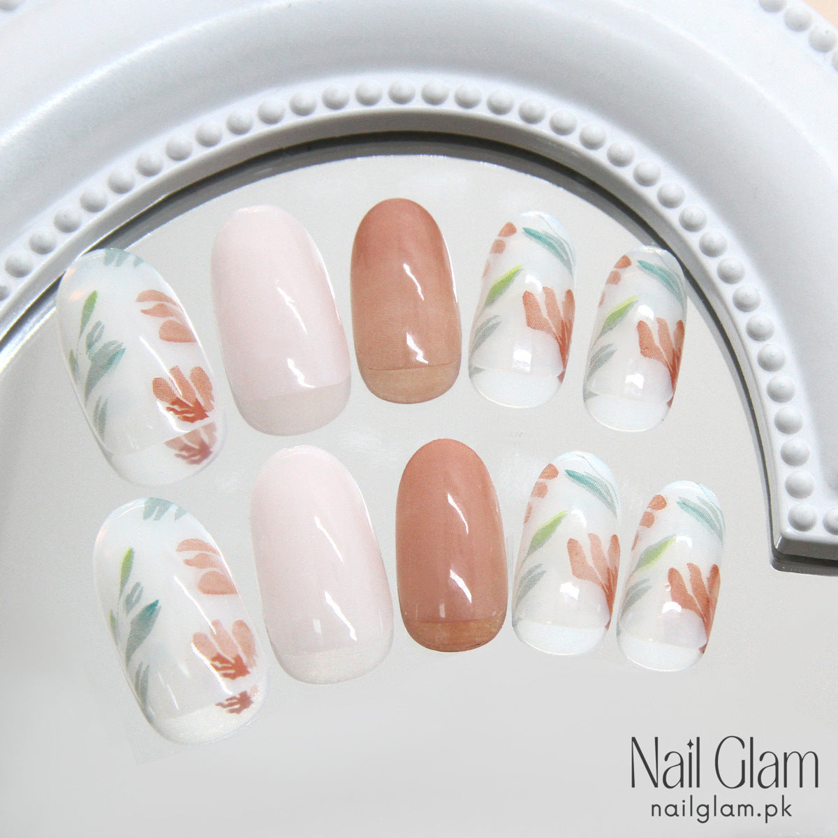 Garden Hues (24Pcs) - Nail Kit Included