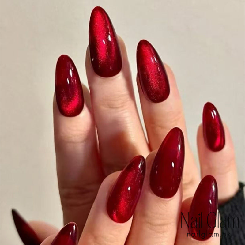 Radiant Ruby (24Pcs) - Nail Kit Included
