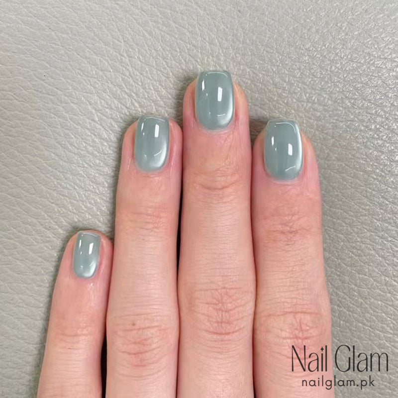 Emerald Green Cat's Eye (24Pcs) - Nail Kit Included