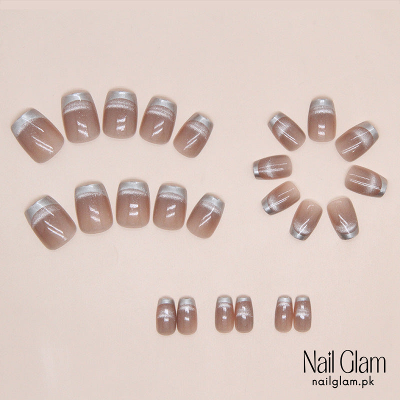 Crystal Cat's Eye (24Pcs) - Nail Kit Included