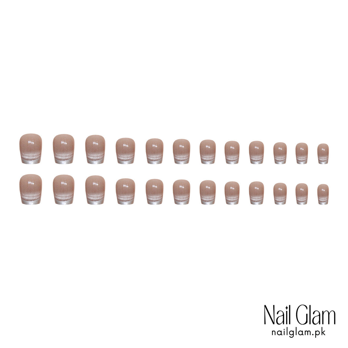 Crystal Cat's Eye (24Pcs) - Nail Kit Included