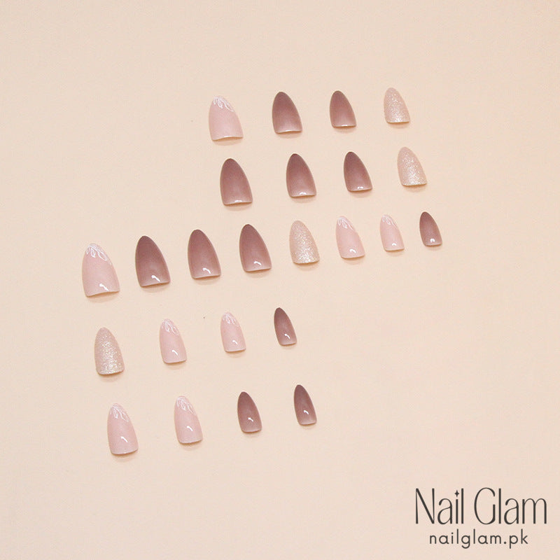 Gentle Autumn Leaves (24Pcs) -  Nail Kit Included