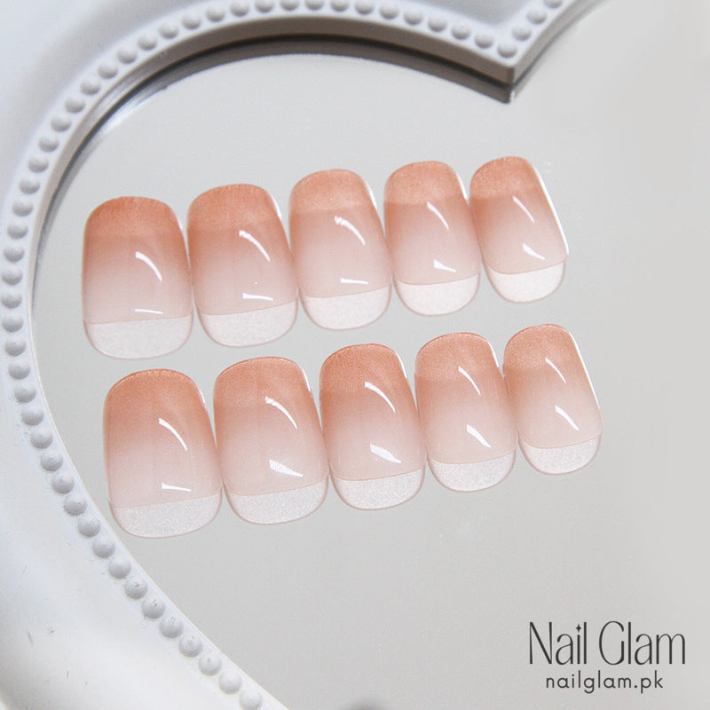 Lively Bright Gradient French (24Pcs) - Nail Kit Included