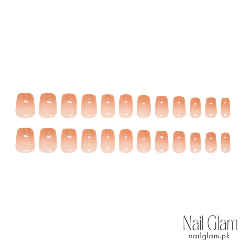 Lively Bright Gradient French (24Pcs) - Nail Kit Included