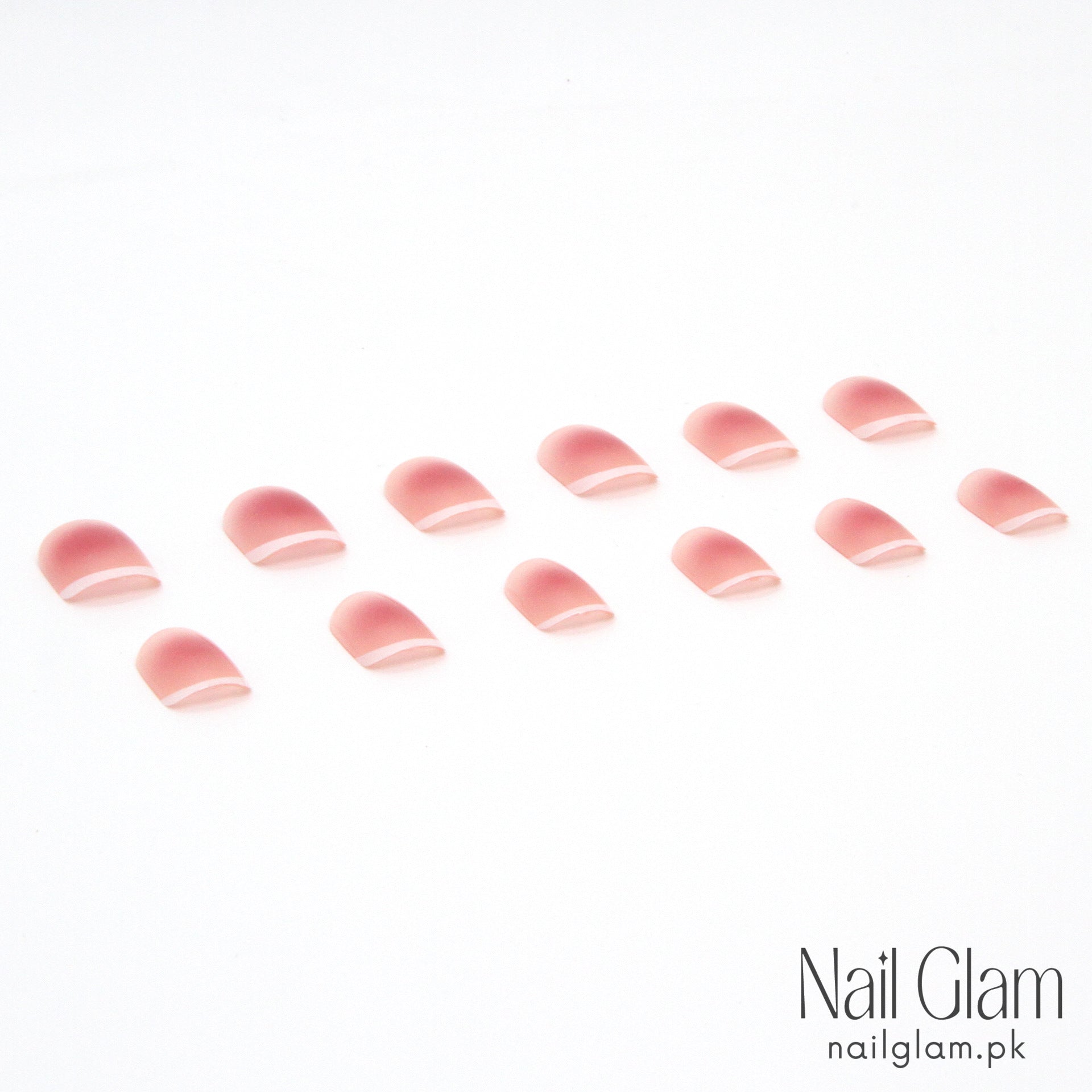 Subtle Blush Gradient (24Pcs) - Nail Kit Included