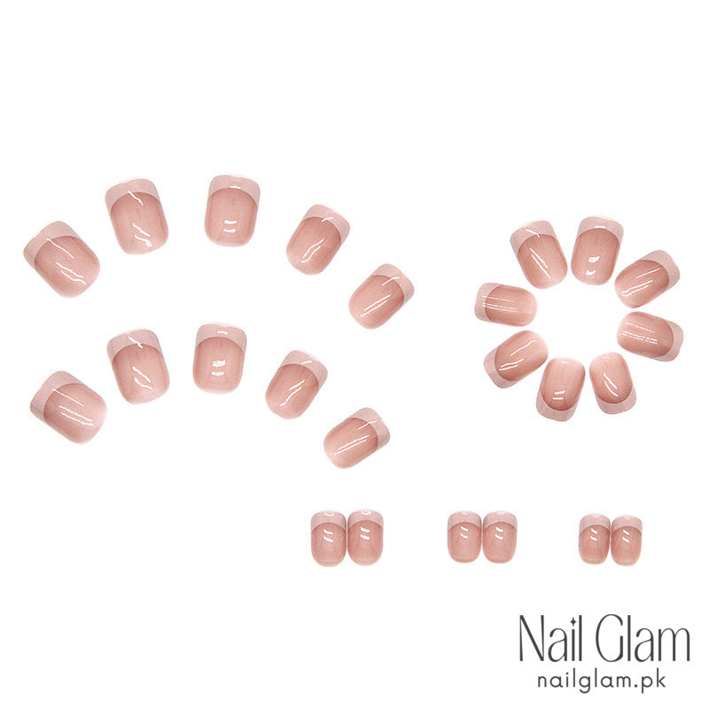 Pure and Simple French (24Pcs) - Nail Kit Included