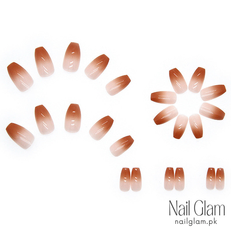 Elegant Gradient Blush (24Pcs) - Nail Kit Included