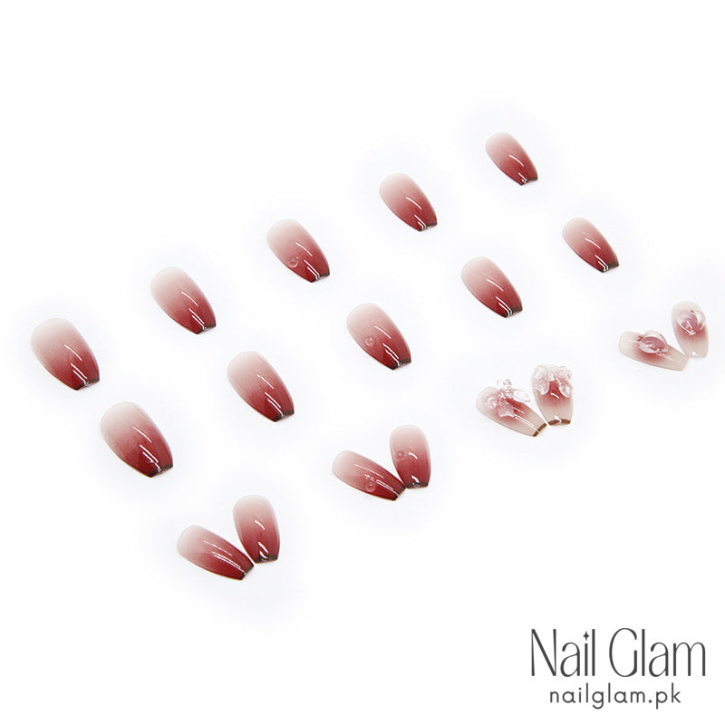 Light-Changing Butterfly (24Pcs) - Nail Kit Included