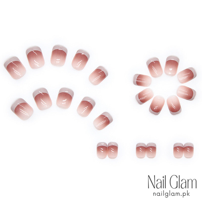 Classic French Nude (24Pcs) - Nail Kit Included