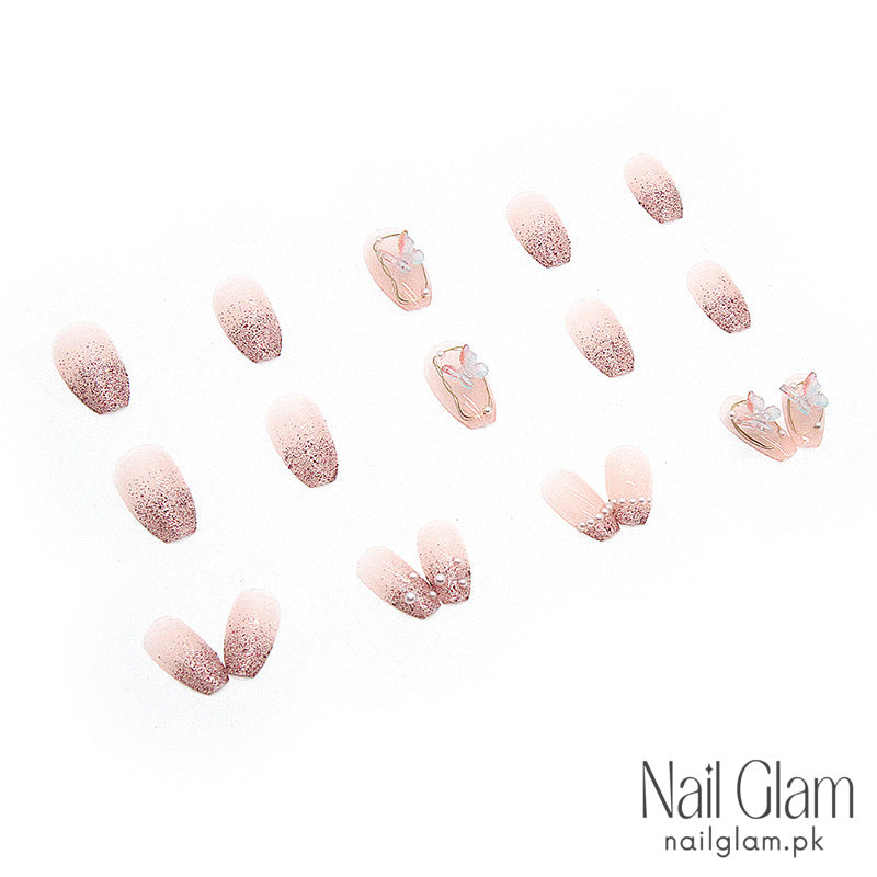 Whimsical Butterfly (24Pcs) - Nail Kit Included