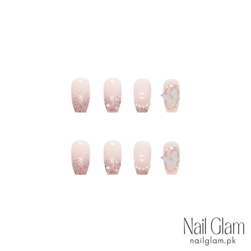 Whimsical Butterfly (24Pcs) - Nail Kit Included